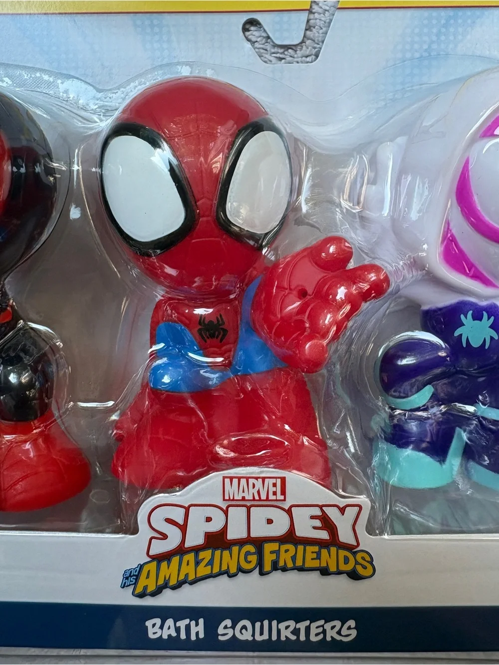 Marvel Spidey and His Amazing Friends Bath Squirters, 3 Piece Set, Water Toys